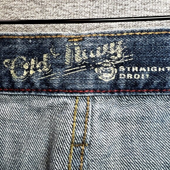 Old Navy Mens Jeans Size 33x30.5* Blue Denim Straight Mid Rise Medium Wash - Picture 6 of 14